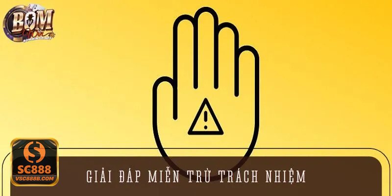 Miễn Trừ Trách Nhiệm - Tổn thất cá nhân và sai lệch thông tin hiển thị trên hệ thống
